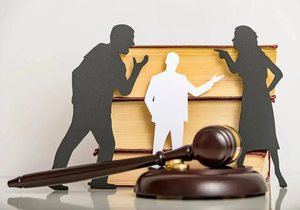 image of couple arguing through divorce Cambridgeshire